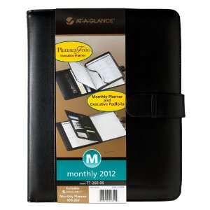 AT A GLANCE PlannerFolio Recycled Executive Monthly Planner, 9 x 11 