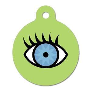  Got My Eye On You   Pet ID Tag, 2 Sided Full Color, 4 Lines Custom 