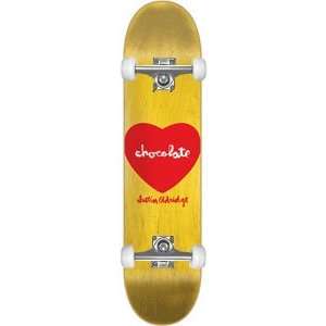  Chocolate Eldridge Heart Complete Skateboard   8.0 W/Raw 