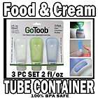   oz Food Dip Kitchen Travel Tube Container Case Soap Cream Spa