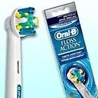 Box Oral B (Braun) New FLOSS ACTION Toothbrush Heads Replacement (3 