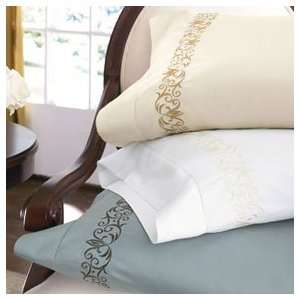   Brothers Two Pierce 22 x 33 Standard Pillow Case   Blue/Chocolate