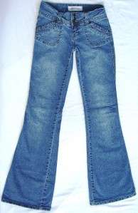 Hydraulic Low Rise Flare Stretch Jeans Ladies size 3/4  