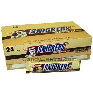 Snickers Almond King Size (24 Ct)  Grocery & Gourmet Food