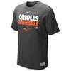 Nike MLB Dri Fit Graphic T Shirt   Mens   Orioles   Black / White