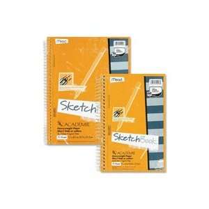   Sketch Book, w/ Pockets, 9x6, 70 Sheets Qty12