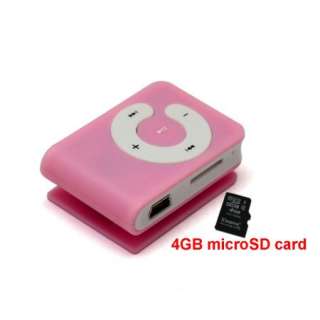 Mini Clip  Player Support 1 8GB Micro SD/TF Card Pik  