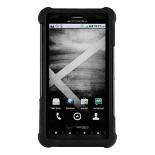 Black Ballistic AGF SG Rubberized Case Cover for Motorola droid X 