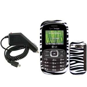  LG Octane VN530 Combo Black/White Zebra Protective Case 