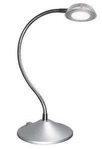 Flex Lamp Bendable LED Desk Lamp Silver New  