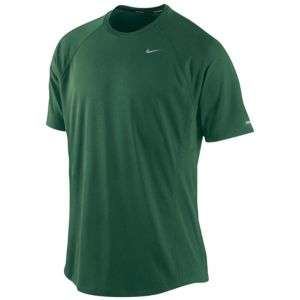 Nike Miler S/S T Shirt   Mens   Running   Clothing   Gorge Green 