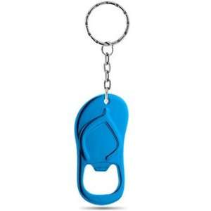   Aluminum Blue Color Flip Flop Keychain Bottle Opener