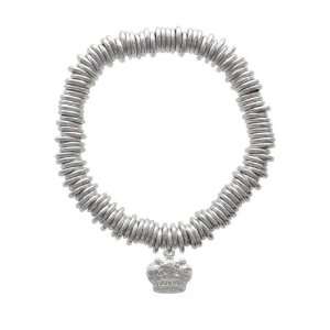   Faux Crown Silver Plated Charm Links Bracelet [Jewelry] Jewelry