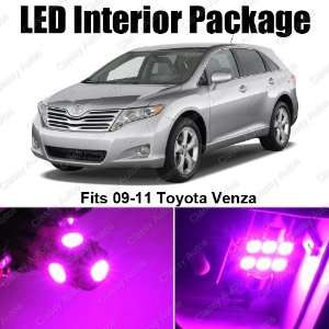 Toyota Venza PINK Interior LED Package (8 Pieces)