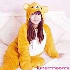 Rilakkuma Kigurumi Pajamas Cosplay Costume Clothing Unisex Size S M L