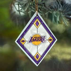  Los Angeles Lakers Art Glass Ornament