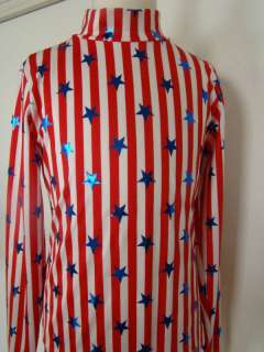 Red White Blue Youth Western Show Shirt Slinky S M L  