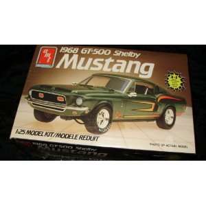  1968 GT 500 Shelby Mustang 1/25 Model Kit Toys & Games
