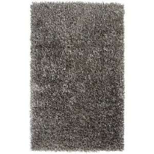 Shimmer Collection Contemporary Hand Woven Polyester Shag Rug 8.00 x 