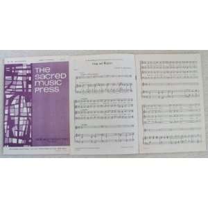   Sing & Rejoice. For SATB & Piano. 12 Copies. Robert Thygerson Books