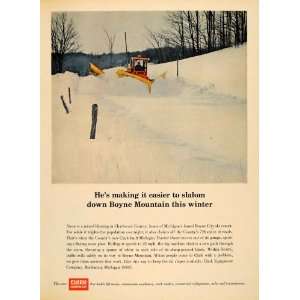  1965 Ad Clark Equipment Michigan Tractor Dozer Winter 