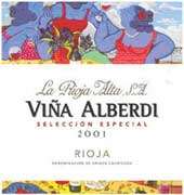 La Rioja Alta Vina Alberdi Reserva Tinto 2001 