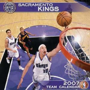  Sacramento Kings 12x12 Wall Calendar 2007 Sports 