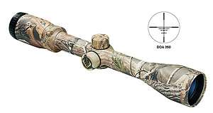 Bushnell Trophy 3 9x40 Scope DOA 250 Reticle Camo RealTree AP 733948AB 