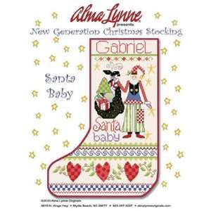  Santa Baby Stocking (Gabriel)   Cross Stitch Pattern Arts 