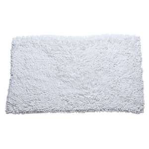   Threads Microfiber Chenille Bath Mat 17.5x31.5 (White)