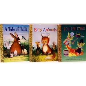 Tale of Tails / Baby Animals / Color Kittens   3 Board Book Set 