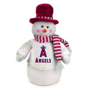 18 MLB Los Angeles Angels of Anaheim Snowman Decoration Dressed for 