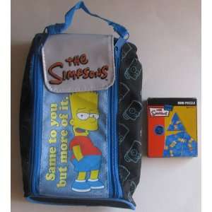  The Simpsons Bart Accessory Bag and Small Mini Puzzle 