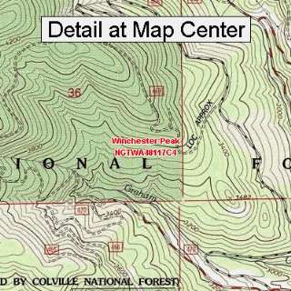  USGS Topographic Quadrangle Map   Winchester Peak 