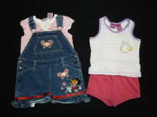 50pc TODDLER GIRL 2T   24 MONTHS SPRING SUMMER OUTFIT CLOTHES LOT BABY 