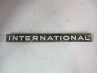   auction is for an International 606 Utility Tractor Side Emblem
