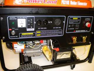 Powerland 210 Amp Welder & 4000 W Generator 16 HP / Electric Start 