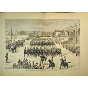   1882 Royal Review Troops Egypt Horse Guards Parade War