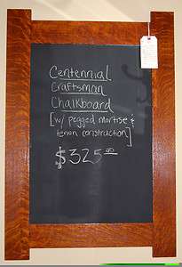 Craftsman Quartersawn Oak Chalkboard by Centennial Craftsman  