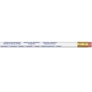 Branches of Government Pencil. 36 Each