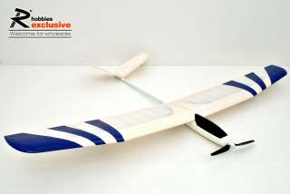 3Ch RC EP 1.4M Blue Wing Sailplane Glider R/c ARF Plane  