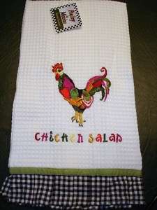 CHICKEN SALAD~DISH TOWEL~ROOSTER~POULTRY IN MOTION  