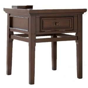   Kenwood Loft Square End Table in Medium Brown Finish