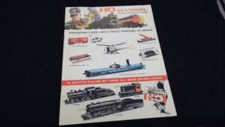 1960s LIONEL TRAINS HO SCALE BOOKLET ILLUSTRATED  