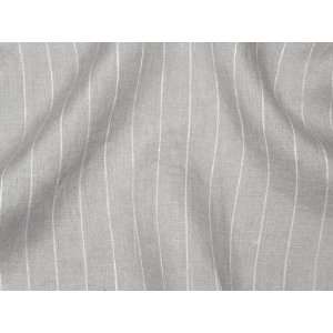  Linen Pinstripe Grey Fabric Arts, Crafts & Sewing