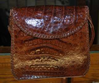 Vintage Alligator Crocodile purse CUBA 1940’s  