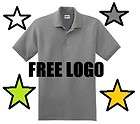 Custom Embroidered * FREE LOGO Dry Blend POLO SHIRTS