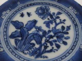 LOT OF 6 CHINESE BLUE WHITE PORCELAIN DISHES,19TH C  