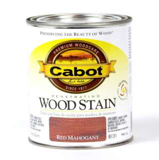 3x Cabot Penetrating Wood Stain RED MAHOGANY & GUNSTOCK  