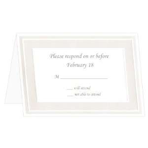   Wedding Response Card White Pearl (50 Pack) Arts, Crafts & Sewing